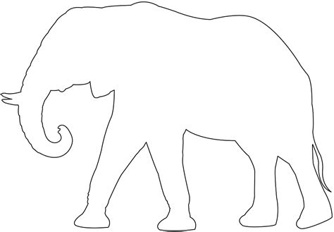 l'eléphant blanc silhouette